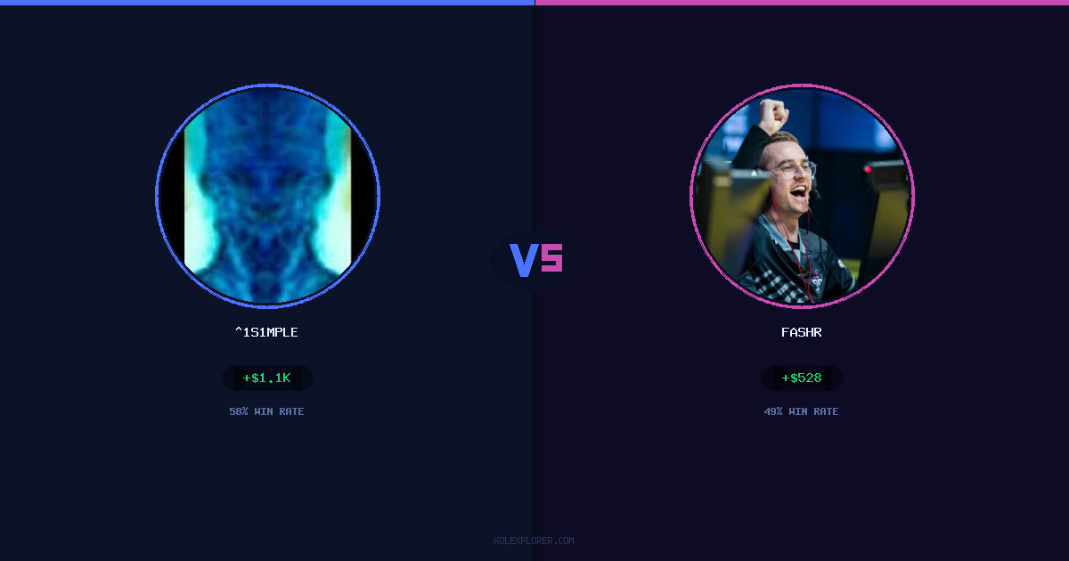 ^1s1mple vs FASHR preview
