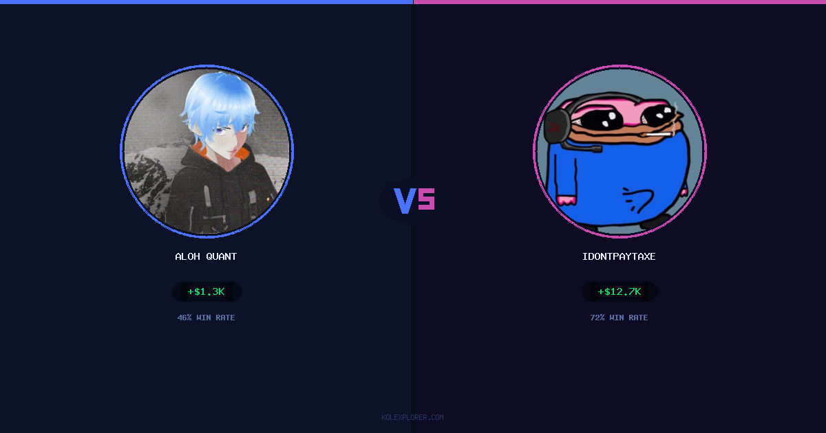 Aloh Quant vs IdontPayTaxes preview