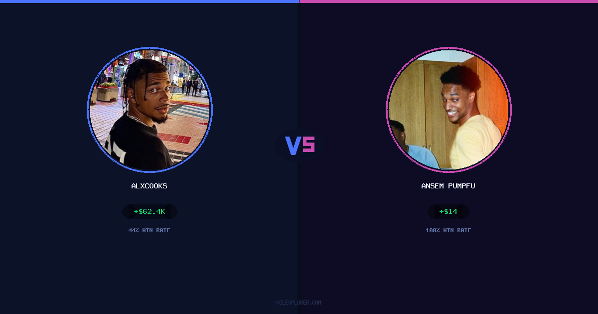 AlxCooks vs Ansem Pumpfun preview