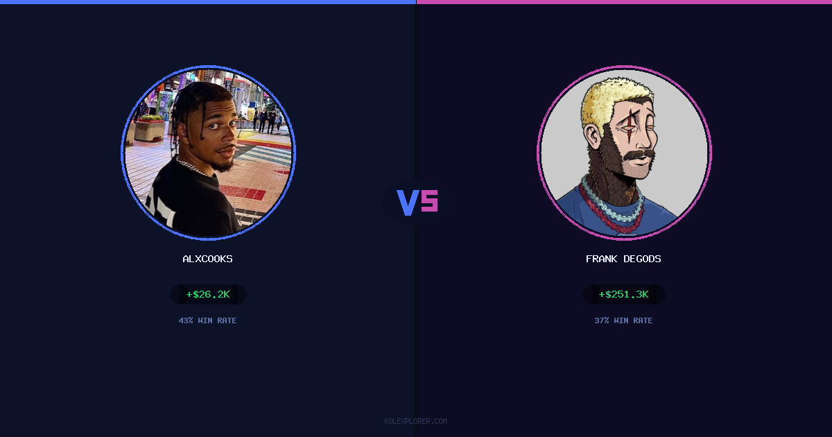 AlxCooks vs Frank degods preview