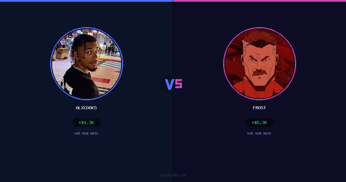 AlxCooks vs Frost preview