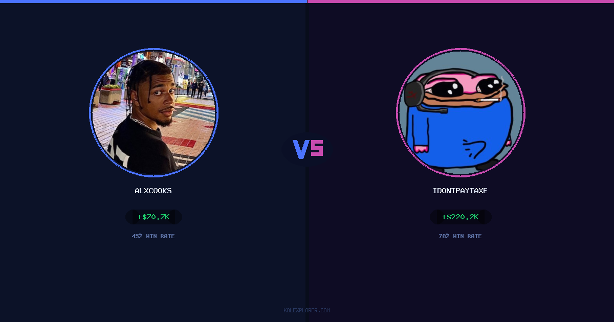 AlxCooks vs IdontPayTaxes preview
