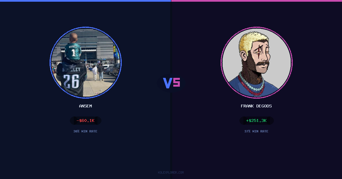 Ansem vs Frank degods preview