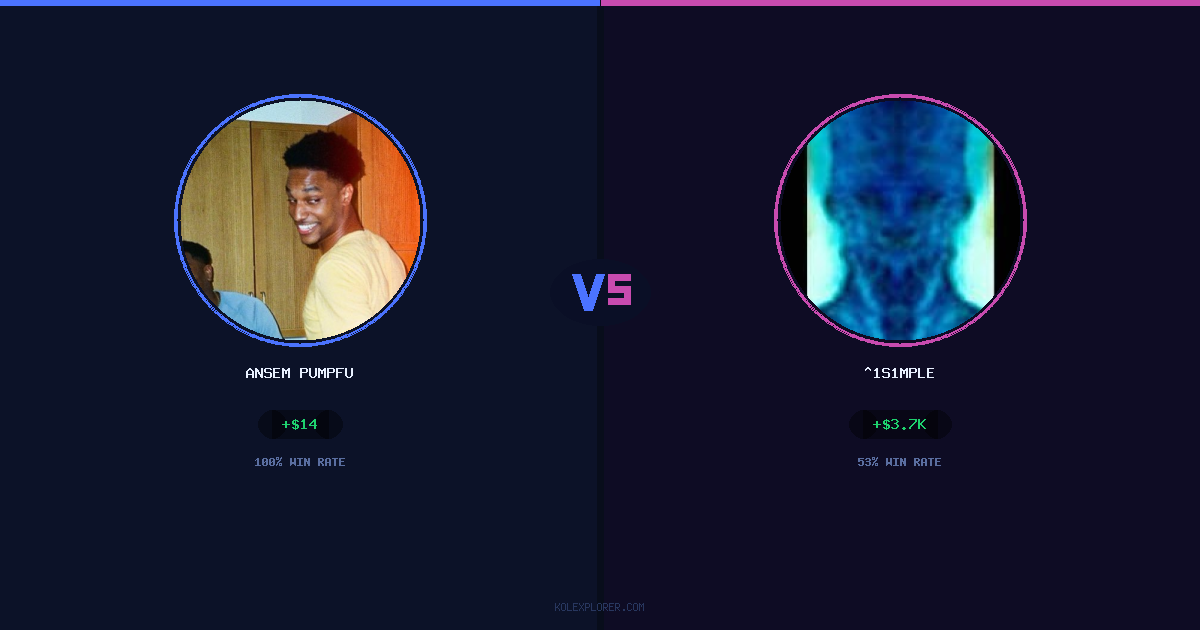 Ansem Pumpfun vs ^1s1mple preview