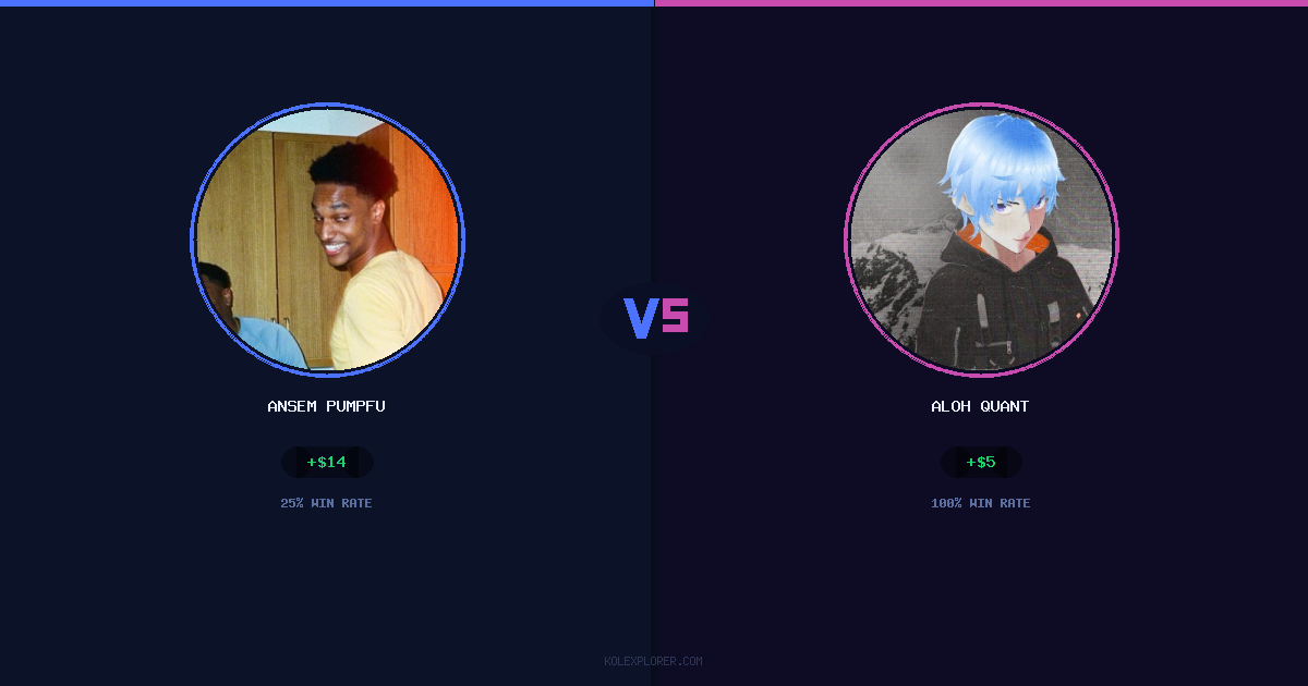 Ansem Pumpfun vs Aloh Quant preview