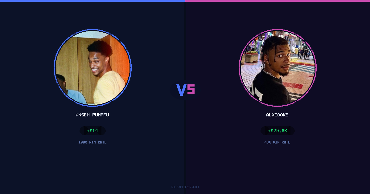 Ansem Pumpfun vs AlxCooks preview