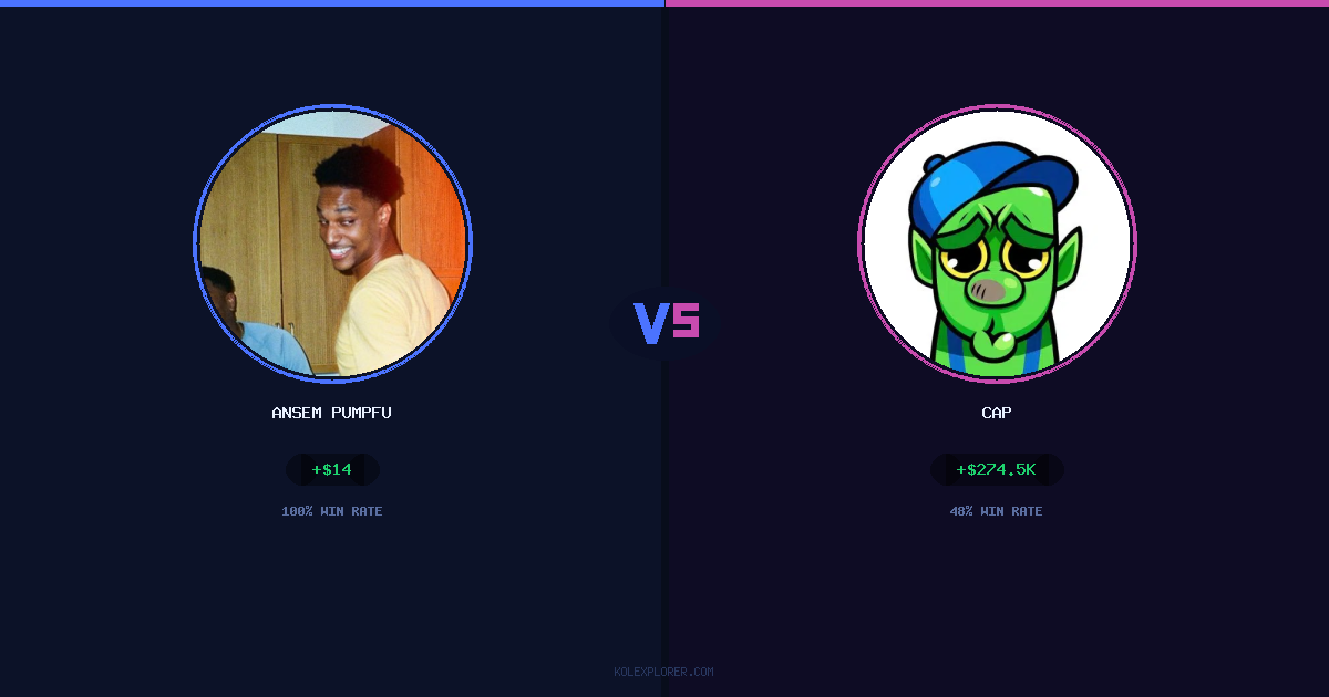Ansem Pumpfun vs Cap preview