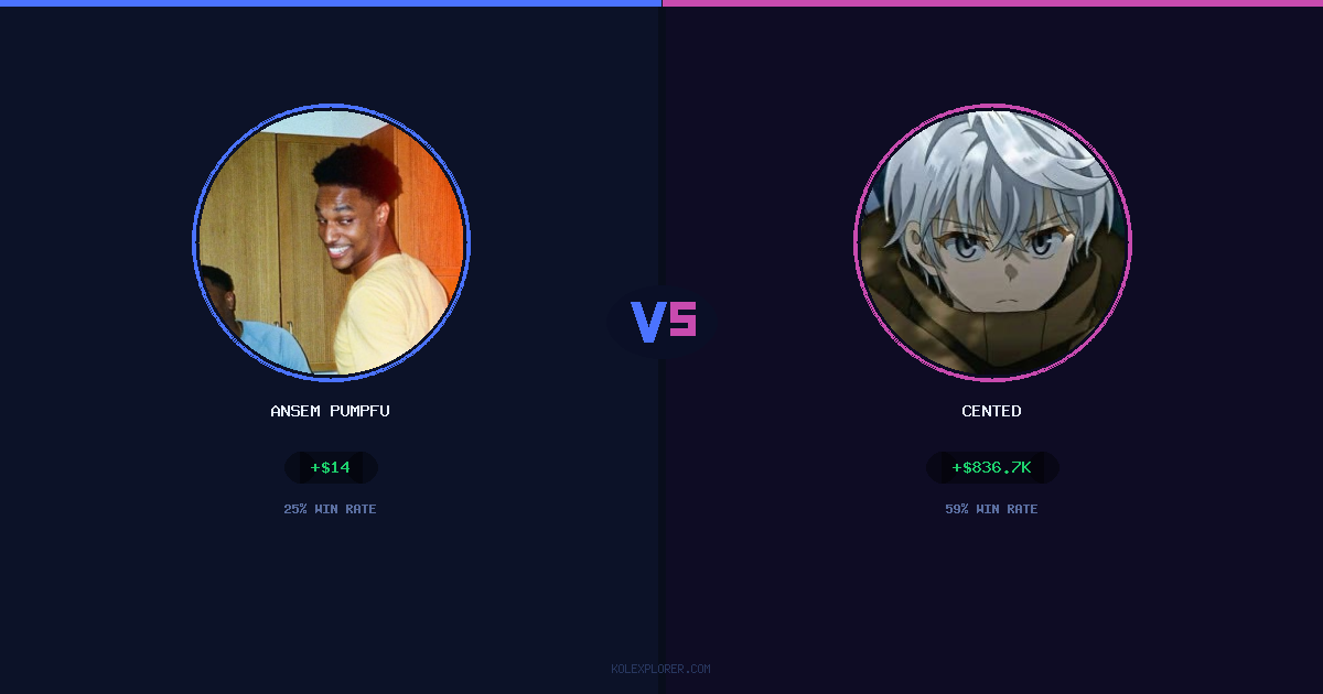 Ansem Pumpfun vs Cented preview