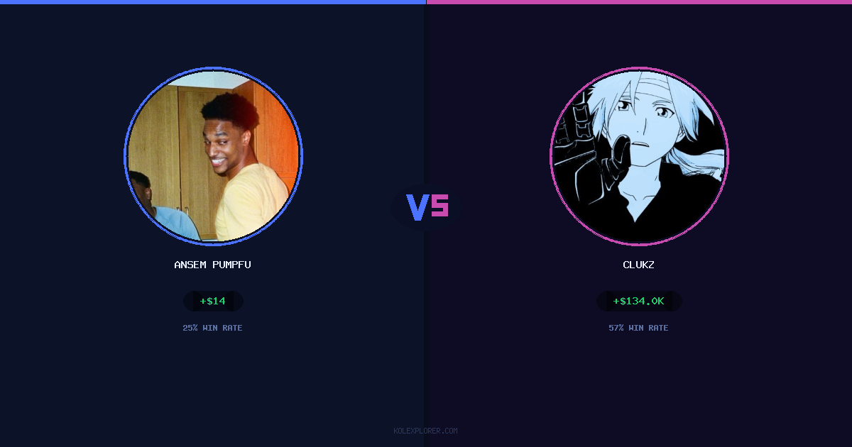 Ansem Pumpfun vs Clukz preview