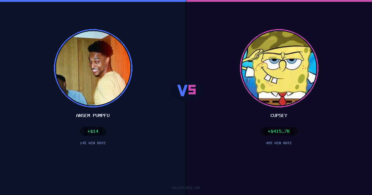 Ansem Pumpfun vs Cupsey preview