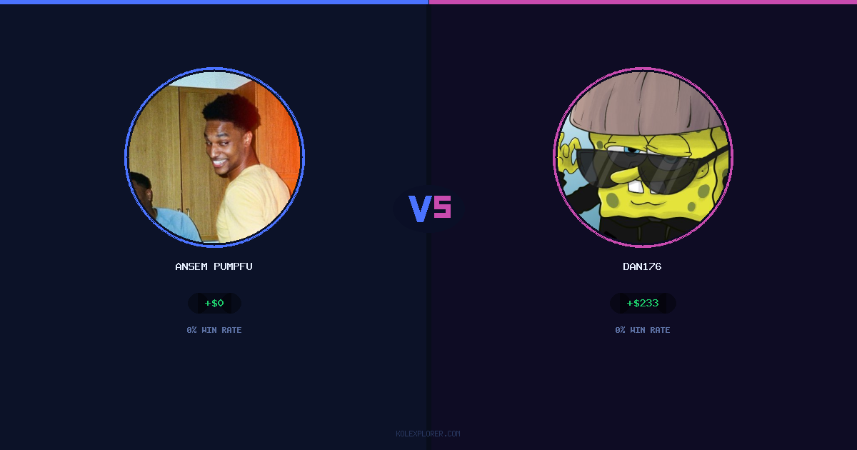 Ansem Pumpfun vs Dan176 preview