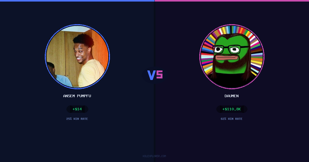 Ansem Pumpfun vs Daumen preview