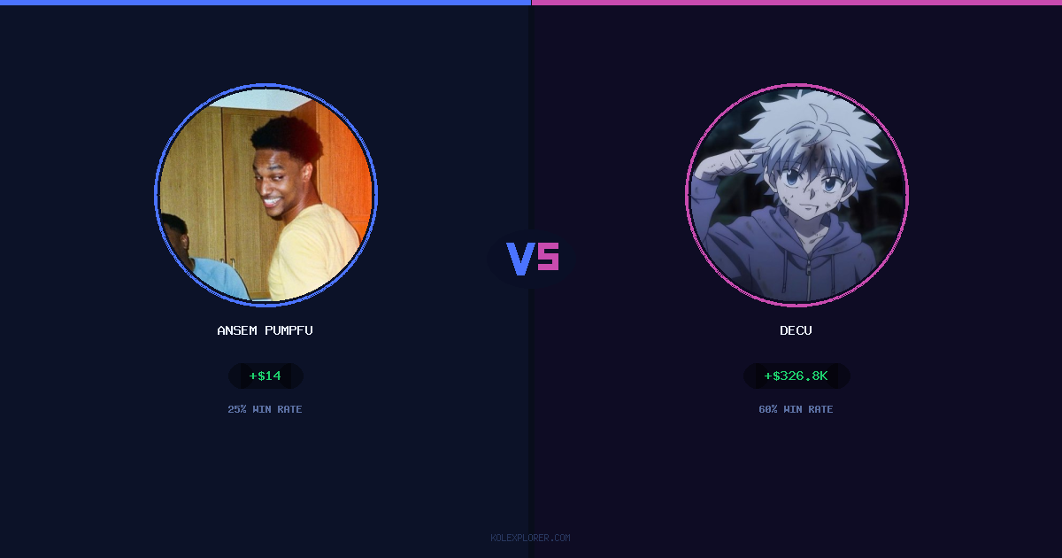 Ansem Pumpfun vs Decu preview