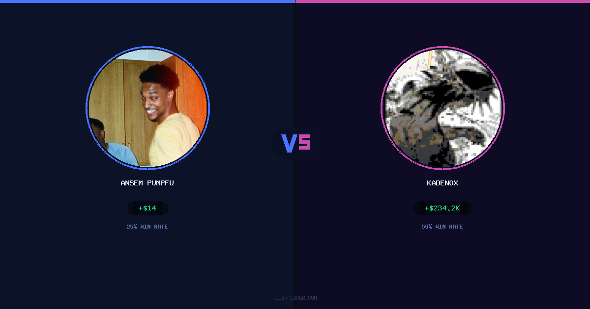 Ansem Pumpfun vs Kadenox preview