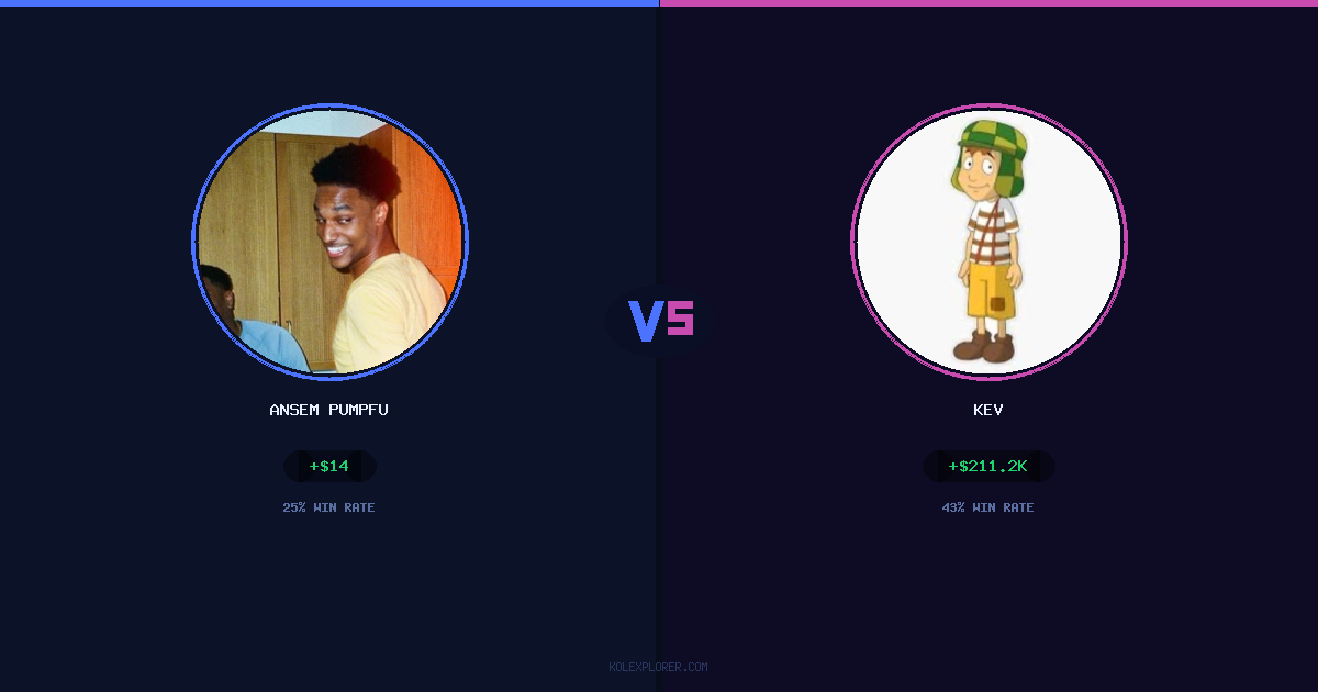 Ansem Pumpfun vs Kev preview