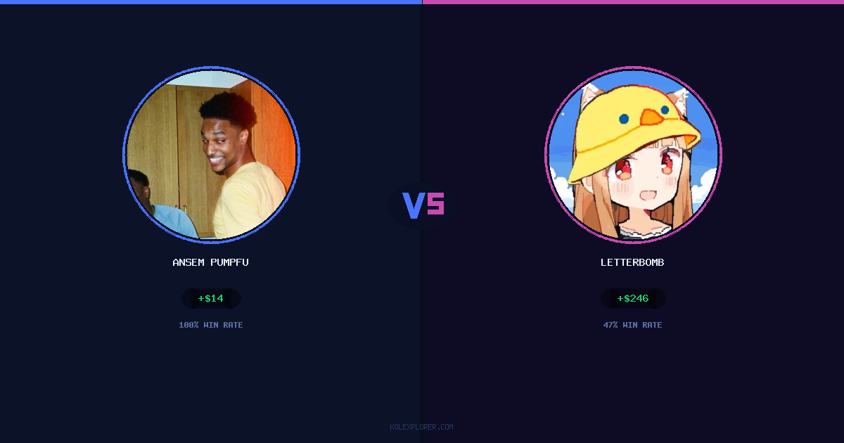 Ansem Pumpfun vs Letterbomb preview