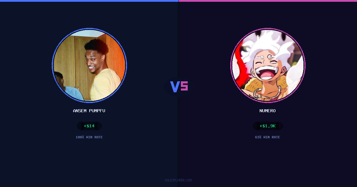 Ansem Pumpfun vs Numero preview