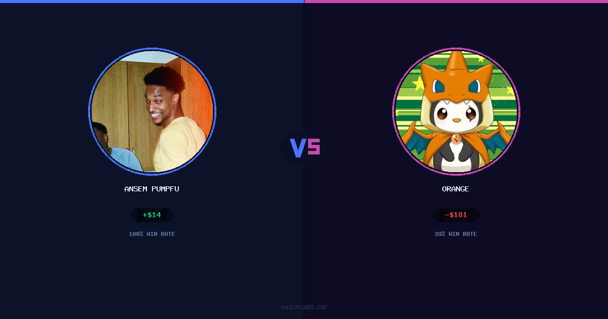 Ansem Pumpfun vs Orange preview