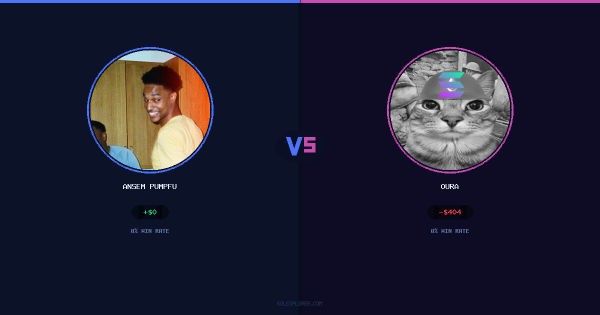 Ansem Pumpfun vs Oura preview