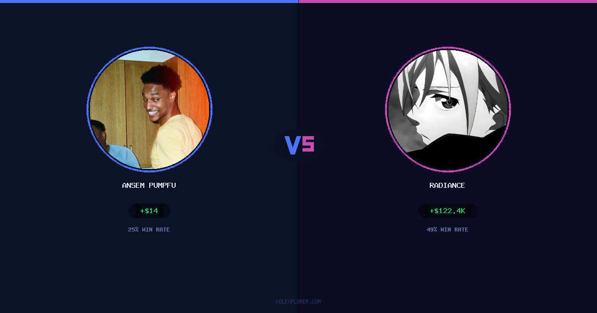 Ansem Pumpfun vs Radiance preview