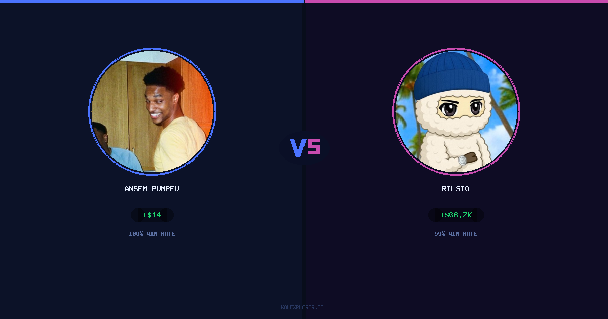 Ansem Pumpfun vs Rilsio preview