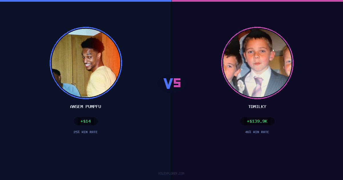Ansem Pumpfun vs Tdmilky preview