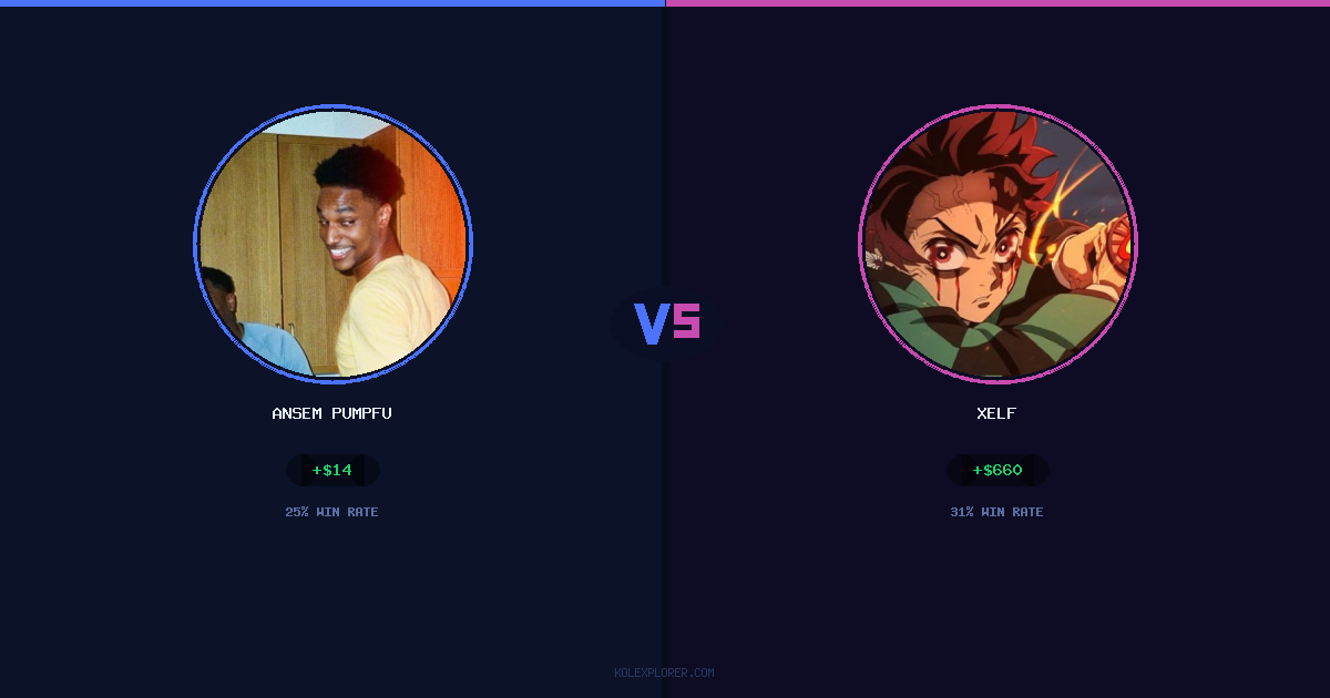 Ansem Pumpfun vs Xelf preview