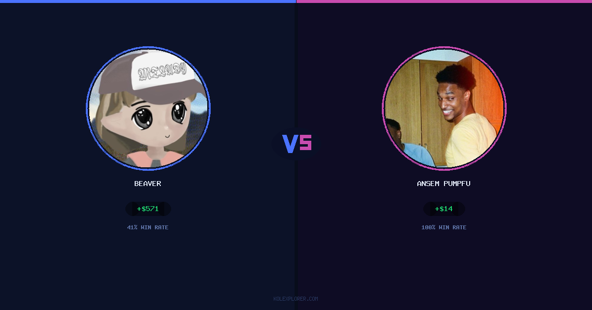 Beaver vs Ansem Pumpfun preview