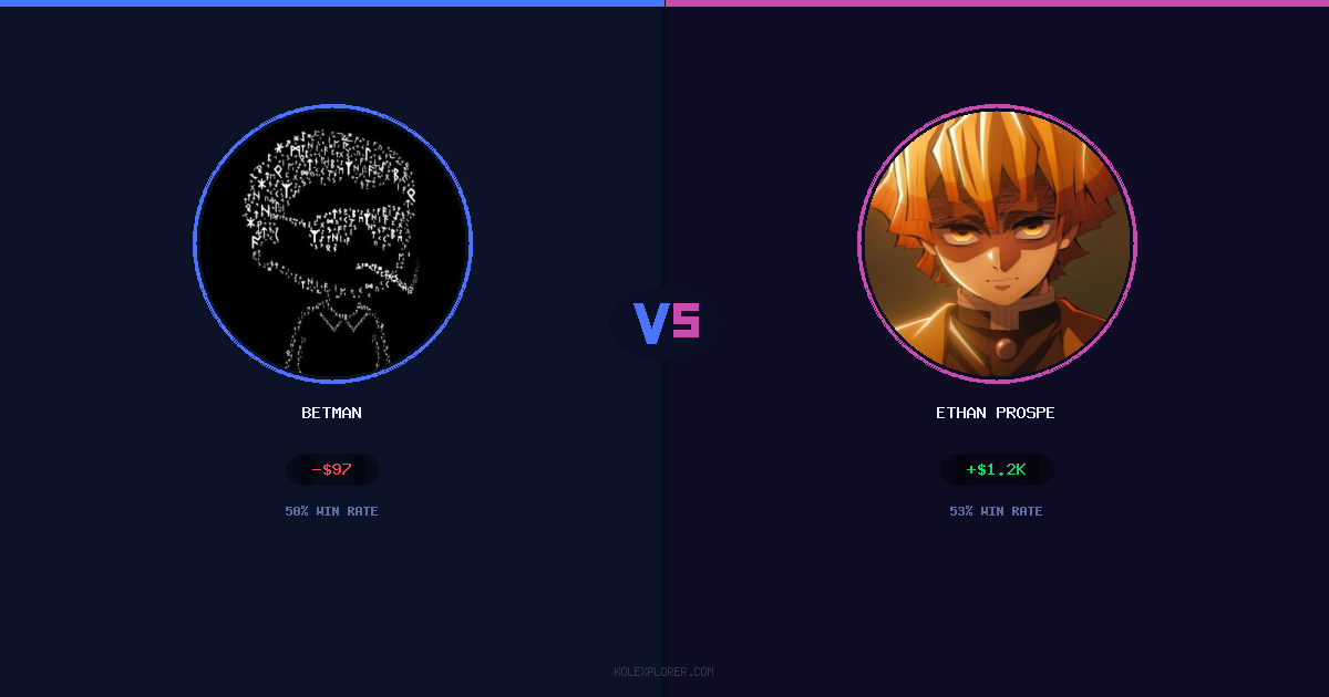 Betman vs Ethan Prosper preview