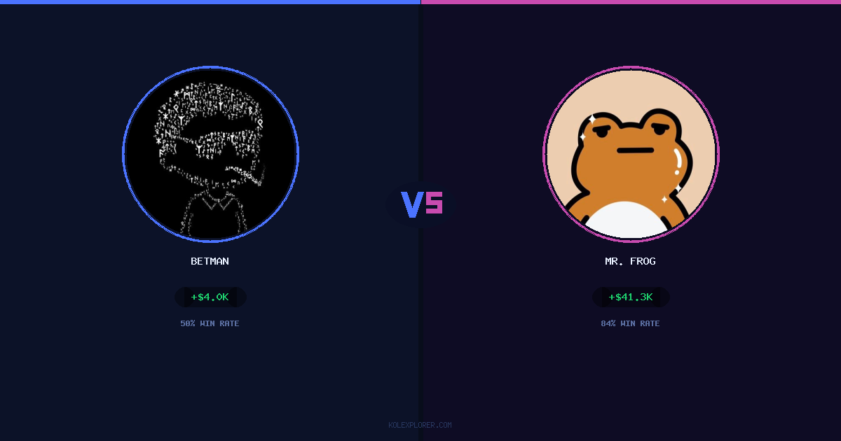 Betman vs Mr. Frog preview