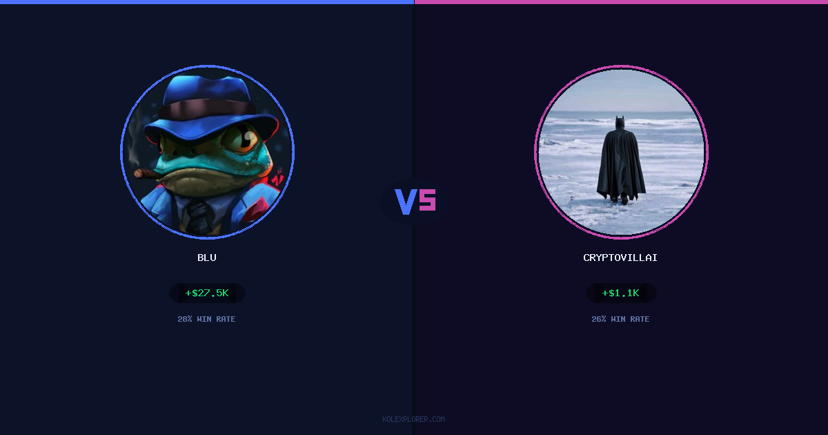 Blu vs Cryptovillain26 preview