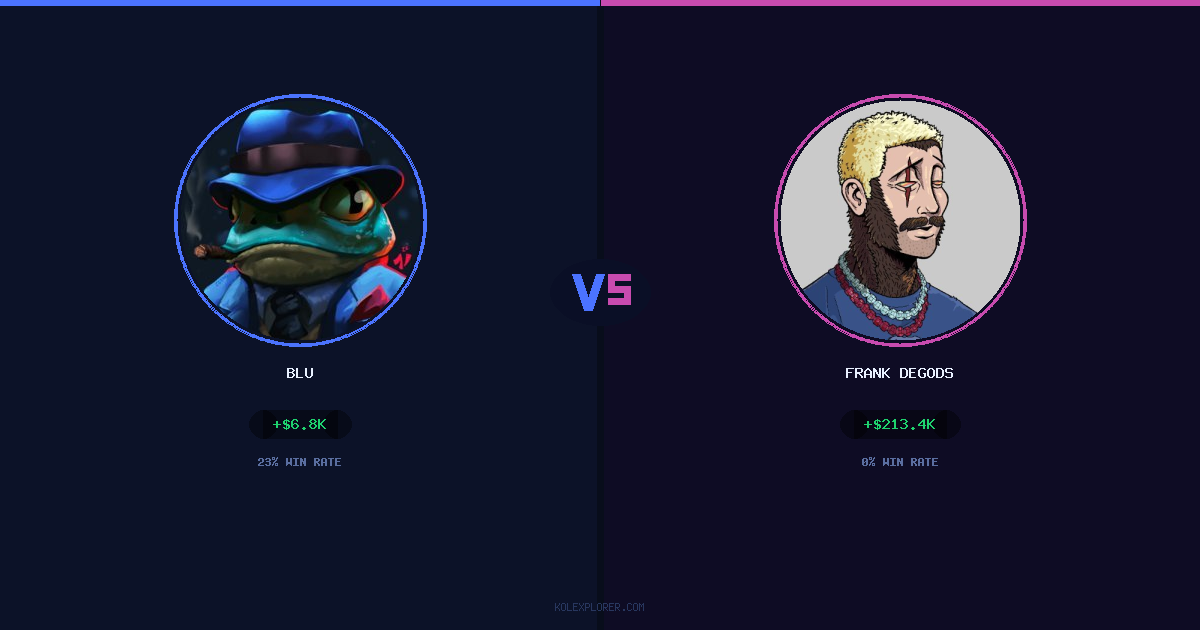 Blu vs Frank degods preview