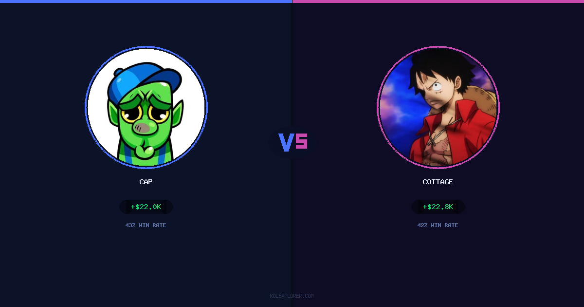 Cap vs Cottage preview