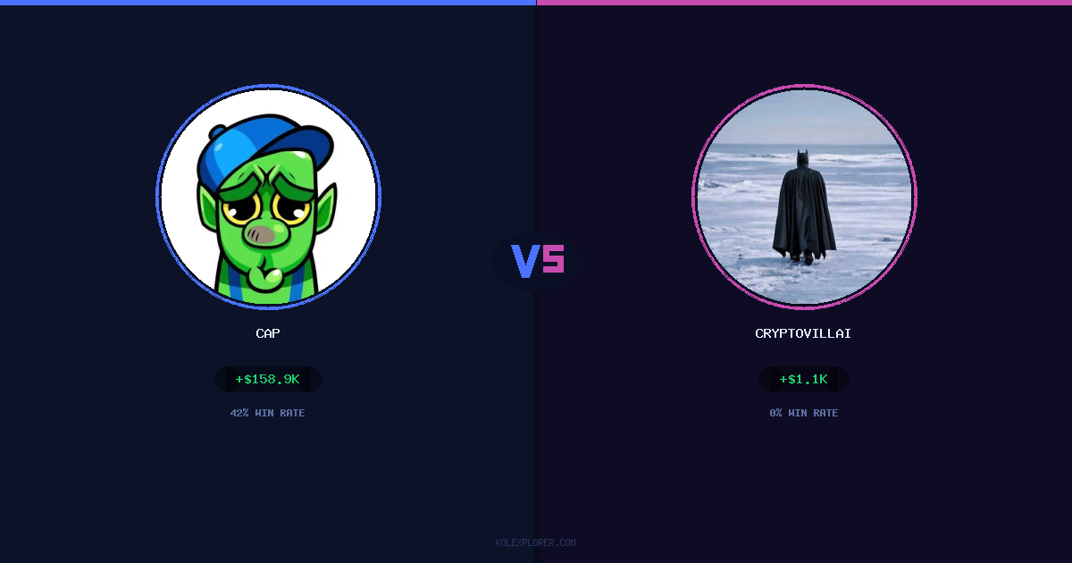 Cap vs Cryptovillain26 preview