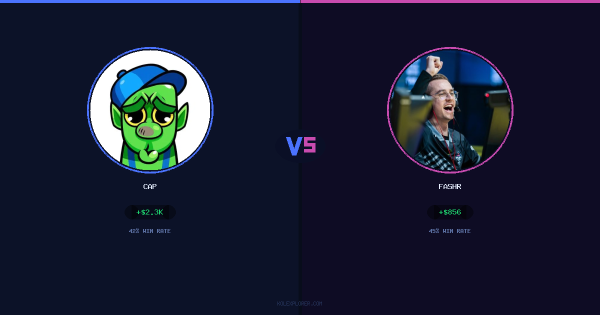 Cap vs FASHR preview
