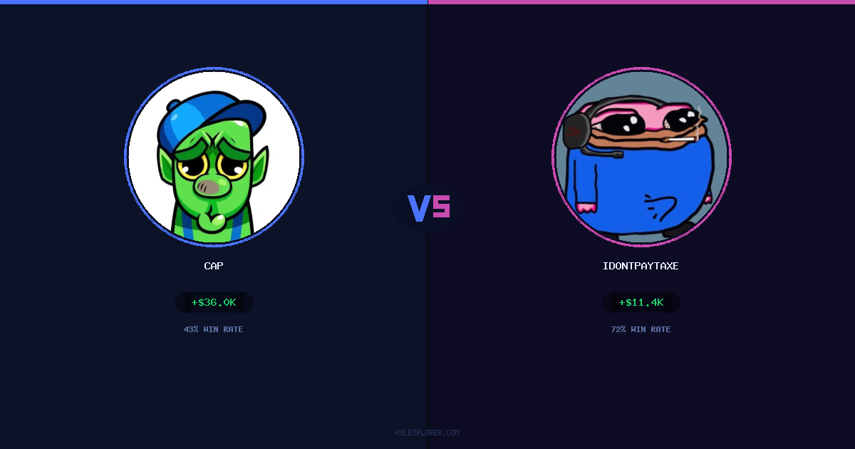 Cap vs IdontPayTaxes preview