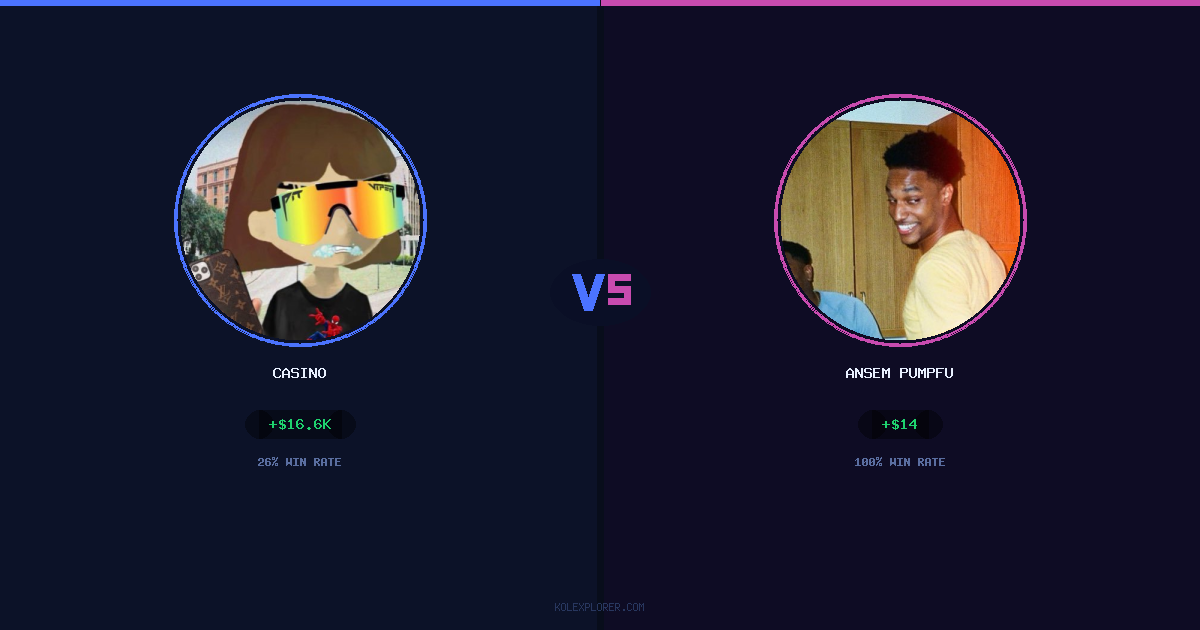 Casino vs Ansem Pumpfun preview