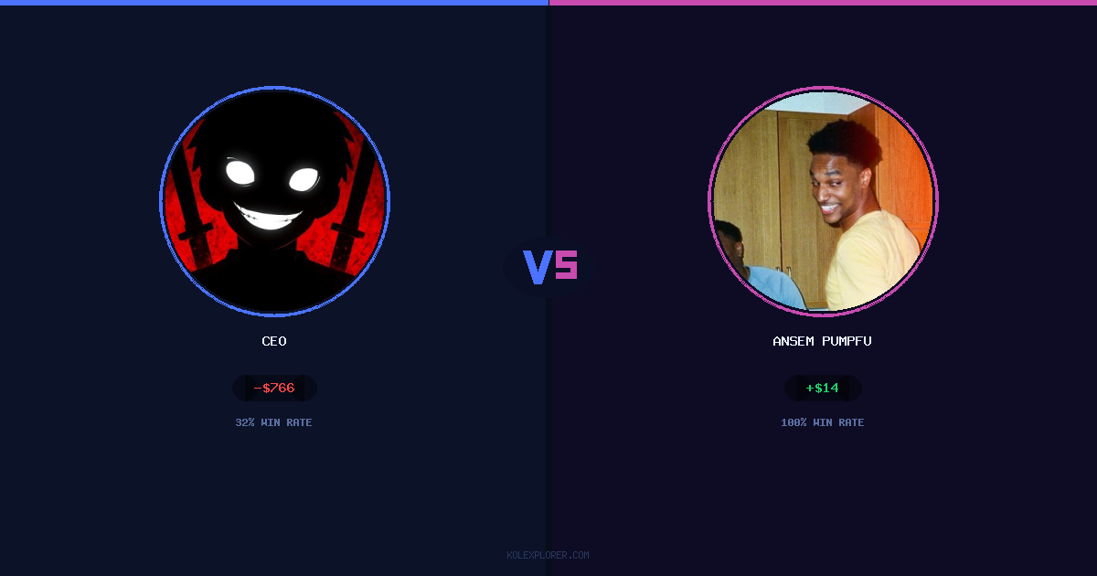 Ceo vs Ansem Pumpfun preview