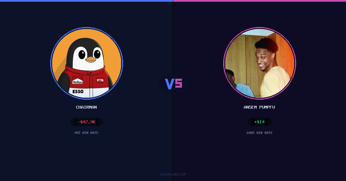 Chairman vs Ansem Pumpfun preview