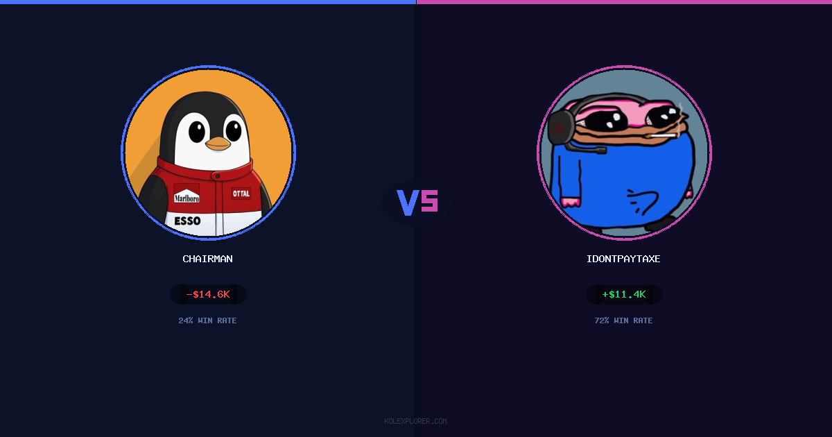 Chairman vs IdontPayTaxes preview