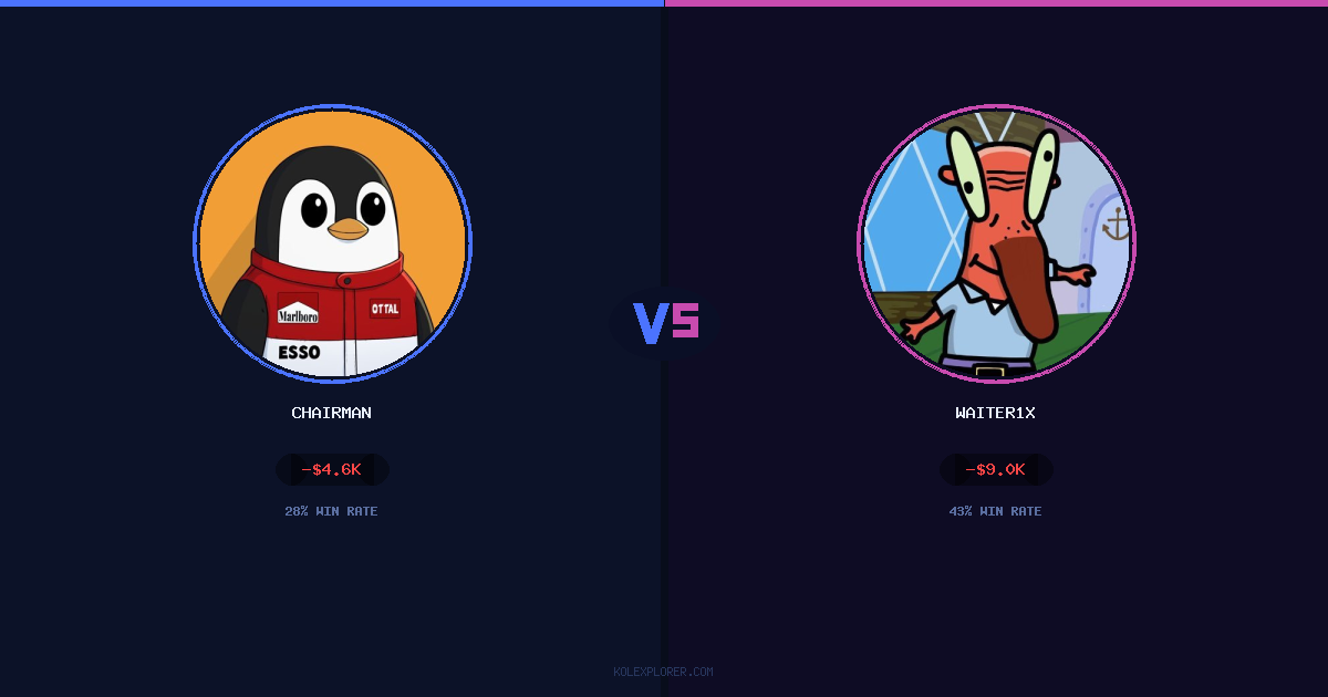Chairman vs Waiter1x preview