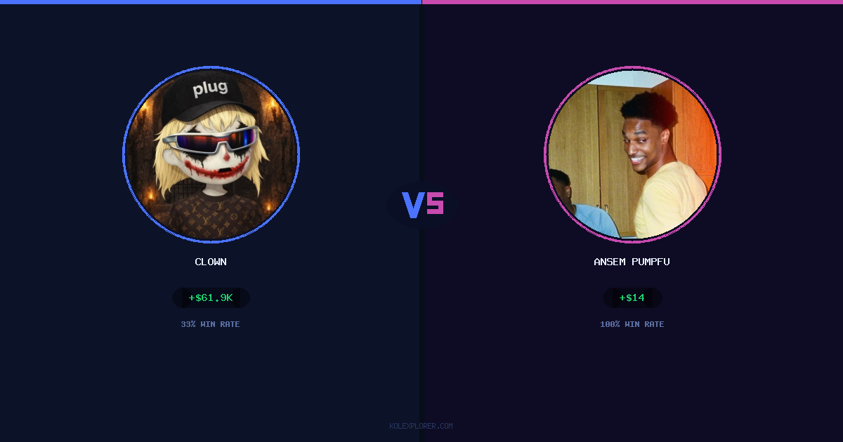 Clown vs Ansem Pumpfun preview