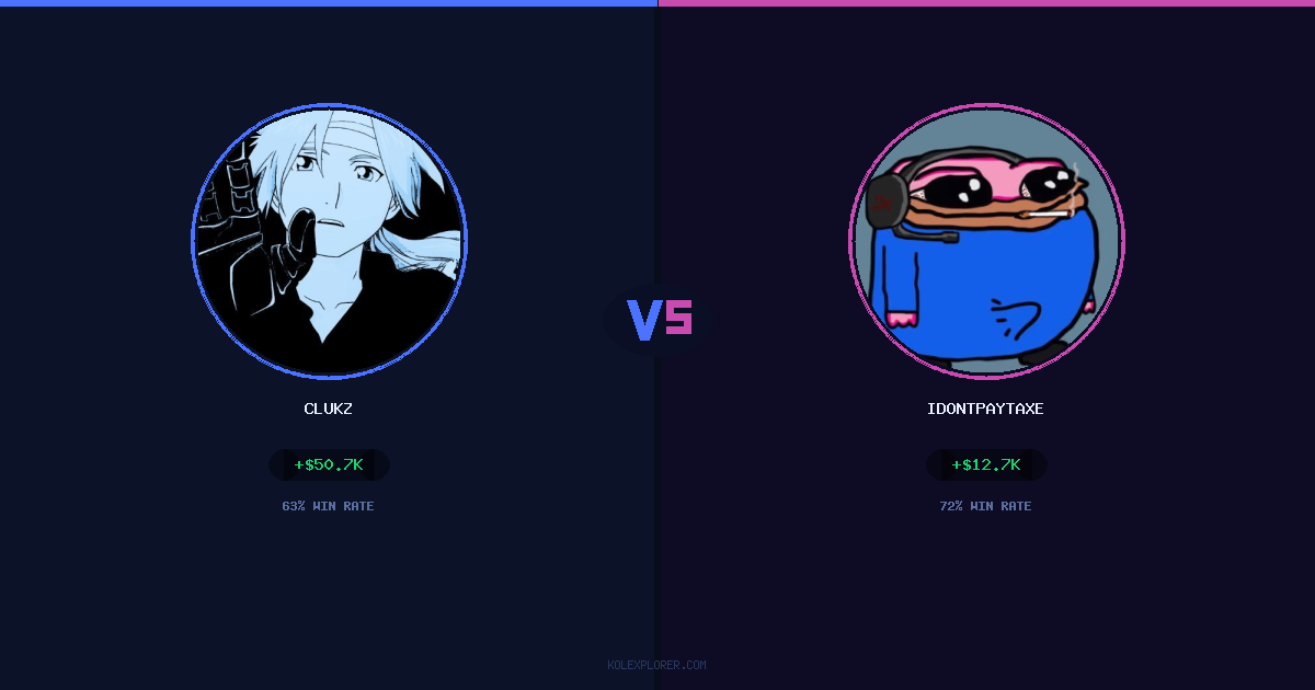 Clukz vs IdontPayTaxes preview