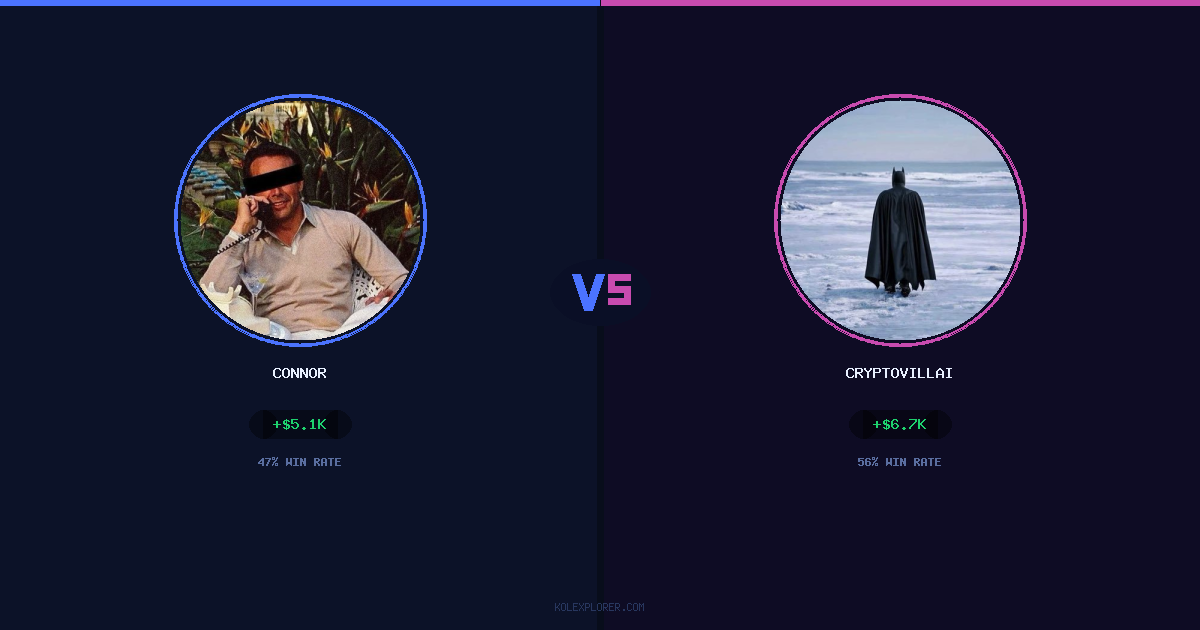 Connor vs Cryptovillain26 preview
