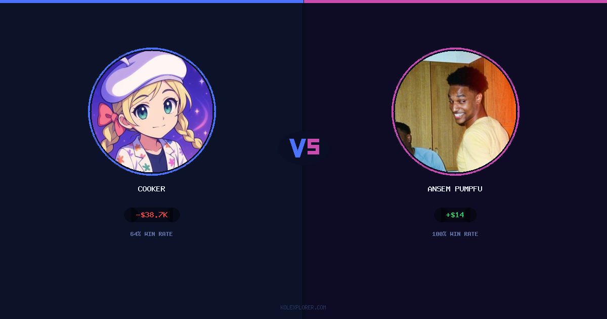 Cooker vs Ansem Pumpfun preview