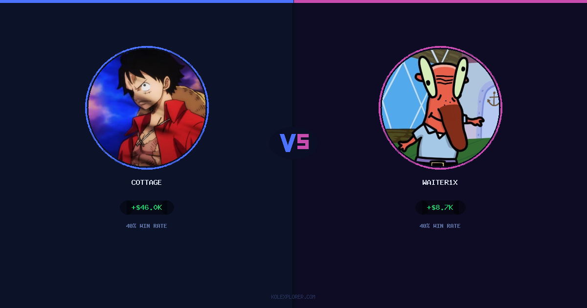 Cottage vs Waiter1x preview
