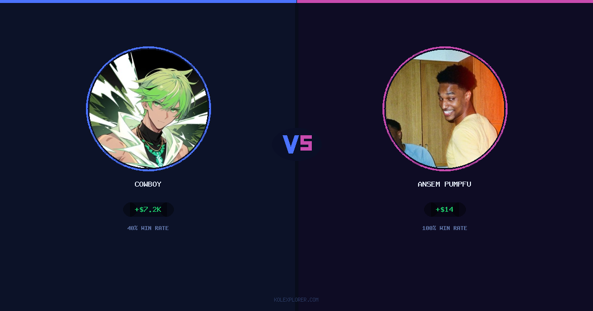 Cowboy vs Ansem Pumpfun preview