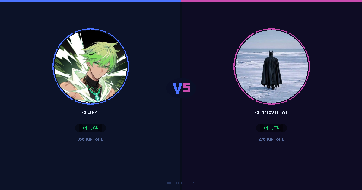Cowboy vs Cryptovillain26 preview