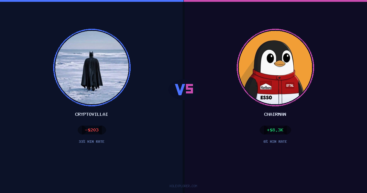 Cryptovillain26 vs Chairman preview