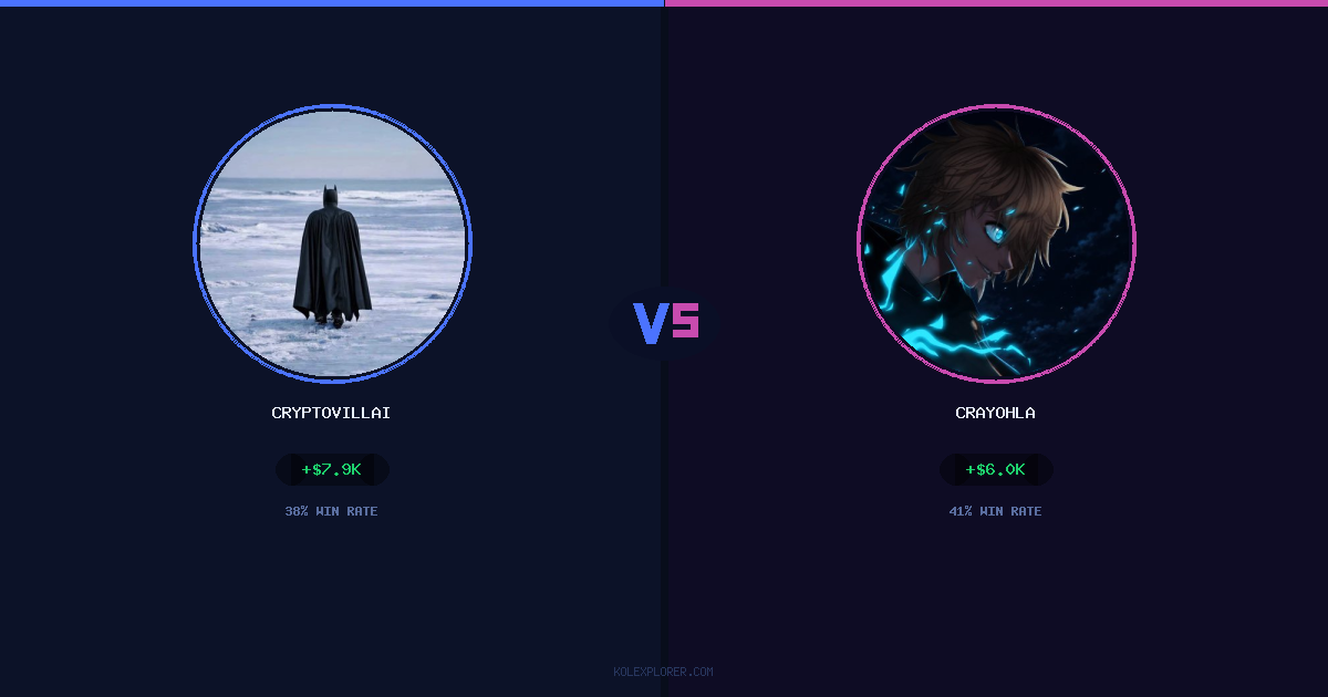 Cryptovillain26 vs Crayohla preview